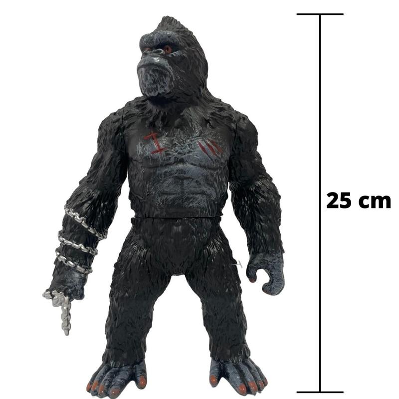 KingGnu CEN+RAL フーディー ブラックSサイズ King Kong Gorila KingDom com 25Cm articulado - KINGKONG - Livros